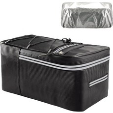 어썸드로우 자전거 뒷좌석 짐받이 가방 15L + 레인커버, 블랙, 1개 스포츠/레저/자전거 반품 최저가 22,280원