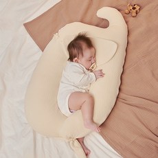 아띠빠스 옆으로 재우는 코끼리 유아 베개, 베이지, 1개 출산/유아동/유아동침구 반품 최저가 43,150원