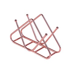 아리코 테이블 냅킨 홀더 V자형, 로즈골드, 1개 주방용품/주방잡화 반품 최저가 2,830원