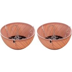 메리길드 행잉 바구니 천정 화분걸이 2p, 핑크 홈인테리어/원예/가드닝 반품 최저가 4,950원