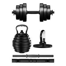 엑스킹 4in1 무게조절 덤벨 바벨 케틀벨 푸쉬업바 전신 근력 운동기구, 20kg, 1개 헬스/건강식품/헬스/요가용품 반품 최저가 46,120원
