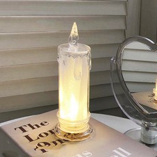 메이크마인 LED 투명 전자 촛불 램프 대 홈인테리어/조명/스탠드 반품 최저가 4,300원