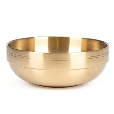 키친아트 금상첨화 티타늄 이중면기 대, 골드, 1개 주방용품/그릇/홈세트 반품 최저가 9,450원