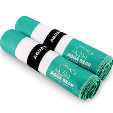 아쿠아베어 스트라이프 건식 스포츠 타올, 아쿠아, 2개 스포츠/레저/스포츠잡화 반품 최저가 10,580원