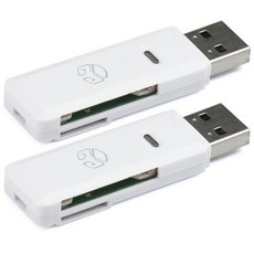디지지 USB3.0 2IN1 카드리더기 웨이브온 2p, D21-0303, 화이트, 1개 가전디지털/휴대폰 액세서리 반품 최저가 6,610원