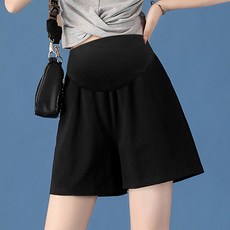 패션나비 통 넓은 A라인핏 하이웨이스트 임산부 심플 기본 반바지 출산/유아동/임부/태교용품 반품 최저가 14,880원