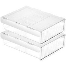 블럭마트 접착식 서랍 스토리지 박스 중형, 투명, 2개 홈인테리어/수납/정리 반품 최저가 10,950원