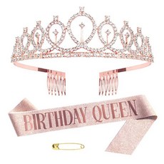 스타리움 생일 파티 파티 왕관 + 스트랩 세트, 핑크, 1세트 완구/취미/역할놀이 반품 최저가 7,730원