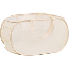 잘츠 내맘에 쏙 세탁물 가방 가로형, 베이지 홈인테리어/청소/세탁용품 반품 최저가 5,100원