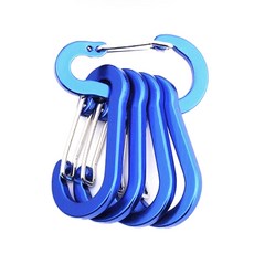 베라망 등산 캠핑 알루미늄 합금 카라비너, 블루, 5개 스포츠/레저/캠핑전문관 반품 최저가 7,540원