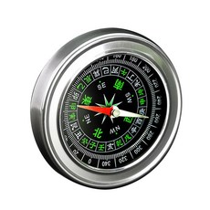 휴대용 실외 스테인레스 지남침 방수 야광 나침반, 1개, 실버 완구/취미/학습완구/교구 반품 최저가 13,270원