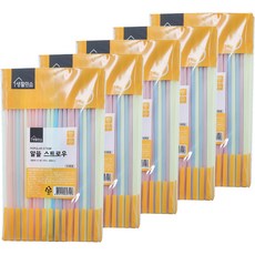 생활미소 알뜰 스트로우, 100개입, 5개 주방용품/일회용품/종이컵 반품 최저가 6,230원