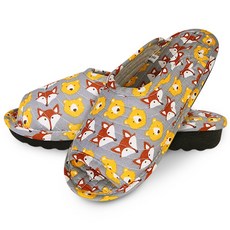 케이에스몰 이중바닥 더블쿠션 면실내화 여우곰 MF710, 그레이, 1개 홈인테리어/카페트/쿠션 반품 최저가 6,830원