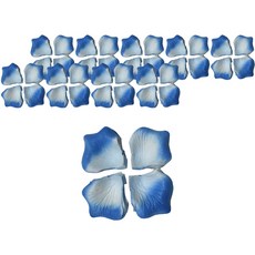 마켓감성 장미꽃잎 장식, 블루 그라데이션, 10개 문구/오피스/파티/이벤트 반품 최저가 5,300원