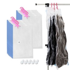 컴팩 이지 옷걸이형 압축팩 수트용 90 x 67 cm 6p + 코트용 110 x 67 cm 5p + 클립 5p, 1세트 생활용품/압축팩/커버 반품 최저가 31,020원