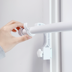 굿즈팡팡 못없이 다는 커튼봉걸이 안뚫어고리 버전4+커튼봉set, 화이트 홈인테리어/커튼/블라인드 반품 최저가 21,760원