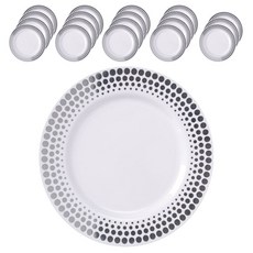 쓱싹 플라스틱 도트 은라인 일회용접시 23cm, 20개입, 1개 주방용품/일회용품/종이컵 반품 최저가 14,300원