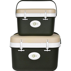 리빙오보제 캠핑 아이스박스 11L + 25L 세트, 카키 + 베이지 주방용품/보온/보냉용품 반품 최저가 41,310원