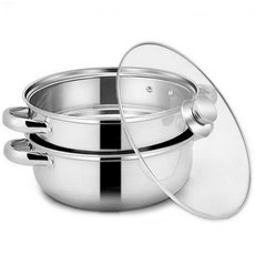 2단 스텐 다용도 찜냄비, 28cm, 1개 주방용품/찜솥/들통 반품 최저가 13,680원