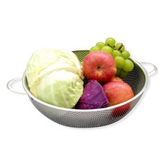 스텐비 양수 원형 채반, 1개 주방용품/주방조리도구 반품 최저가 6,280원