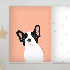 끌래망스 프렌치 불독 롤스크린 일반 홈인테리어/롤스크린 반품 최저가 18,570원