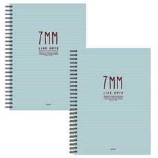 톡톡팬시 7mm라인 스프링노트, 민트, 2개입 문구/오피스/학용품/수업준비 반품 최저가 7,380원