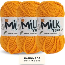 니뜨 밀크얀 뜨개실 50g x 3p + 코튼라벨 세트, 1세트, 34머스터드 홈인테리어/수예/수선 반품 최저가 6,900원