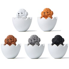 소프트홀릭 아기강아지 테라리움 화분 인테리어 소품 5종 세트, 1세트 홈인테리어/식물/나무 반품 최저가 7,150원