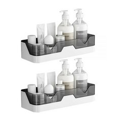 주앤지 무타공 접착식 선반, 블랙, 2개 생활용품/욕실정리용품 반품 최저가 12,100원