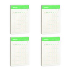 비팬시 하이라이트 메모패드 떡메모지 S, 먼슬리 형광, 60매, 4개 문구/오피스/학용품/수업준비 반품 최저가 4,450원