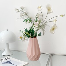 코뎃 북유럽 플라스틱 꽃병, 핑크 홈인테리어/홈데코/디퓨저 반품 최저가 6,380원