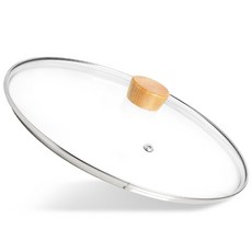 에브리 넘침방지 강화유리 뚜껑 우드, 20cm, 1개 주방용품/프라이팬 반품 최저가 5,180원