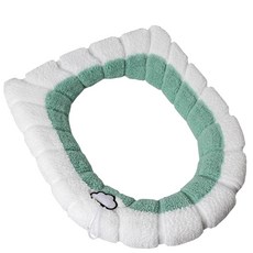 데일리리빙 뽀글이 기모 변기커버, 구름투톤그린, 2개 홈인테리어/변기/비데용품 반품 최저가 4,290원