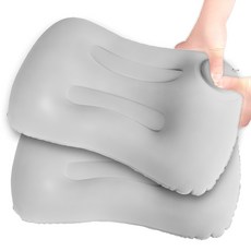 아리코 휴대용 에어펌프 캠핑베개, 그레이, 2개 스포츠/레저/캠핑전문관 반품 최저가 8,070원