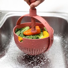 도피오 핸디 야채 탈수기, 산호색, 1개 주방용품/주방조리도구 반품 최저가 8,660원