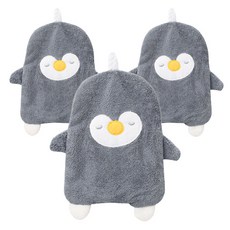 원이네 핸드타올 펭귄, 그레이, 3개 홈인테리어/수건/타월 반품 최저가 5,710원