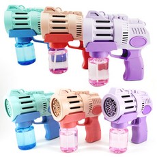 색동리볼버 비누방울 8구 자동 버블건, 색동리볼버-핑크, 1개 완구/취미/스포츠/야외완구 반품 최저가 4,620원