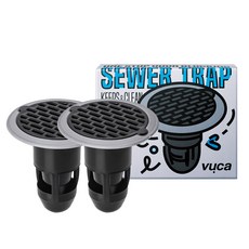 뷰카 원스탑 냄새차단 하수구 트랩 2p, 블랙 홈인테리어/욕실용품 반품 최저가 7,590원