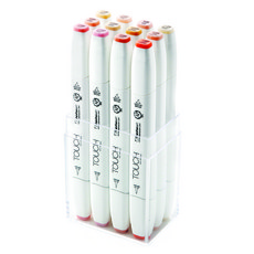 터치 트윈 브러쉬 마카 12종 세트 SKIN TONES, 1세트, 12색 문구/오피스/학용품/수업준비 반품 최저가 30,580원