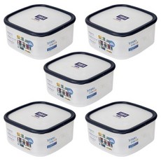 마이스타일 토마 정사각 밀폐용기 5호 1300ml, 5개, 단품 주방용품/1인가구 주방용품 반품 최저가 16,200원