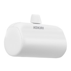 코끼리 PD 고속 C타입 일체형 5000mAh 미니 보조배터리, KPB-M5000PC, 화이트 가전디지털/1인방송 전문관 반품 최저가 12,120원