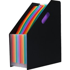 무라 데스크 레인보우 아코디언 파일 홀더 13포켓, 블랙, 1개 문구/오피스/사무용품 전문관 반품 최저가 10,800원