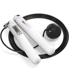 오짐 2in1 스마트 점핏 다이어트 실내 줄넘기, 화이트, 1개 스포츠/레저/헬스/요가/댄스 반품 최저가 8,190원