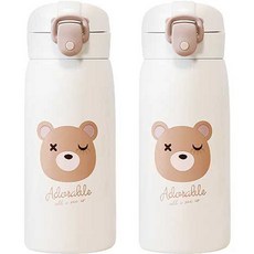 푸코 원터치 쿠마 베어보온병 얼굴 350ml 2p, 혼합색상 주방용품/보온/보냉용품 반품 최저가 19,130원