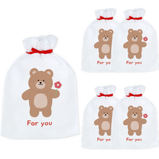 도나앤데코 선물 포장 부직포백 4호 30 x 40 cm, 002 for you 불곰, 5개 문구/오피스/데코/포장용품 반품 최저가 13,200원