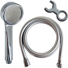 두진 바스 수압상승 샤워기 헤드 + 꼬임방지 튜브형 샤워호스 세트, 1세트 생활용품/욕실용품 반품 최저가 14,800원