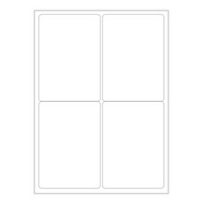 블루마토 A4 라벨지 12 백색, 4칸, 100개 문구/오피스/사무용품 전문관 반품 최저가 9,650원