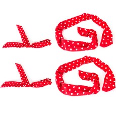 파티쇼 날으는 스카프 땡땡이레드 2p + 초대형 땡땡이레드 2p 세트, 혼합색상, 1세트 문구/오피스/파티/이벤트 반품 최저가 9,370원