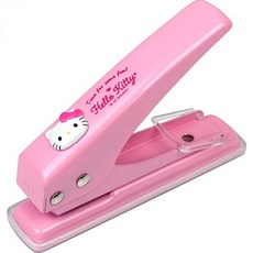 바이하츠 헬로키티 1공 펀치 HKP-901, 진핑크, 1개 문구/오피스/학용품/수업준비 반품 최저가 4,880원