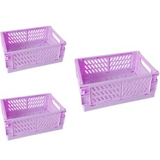 브리스크스타일 접이식 폴딩 바구니 소형, 퍼플, 3개 생활용품/수납/정리 반품 최저가 7,330원